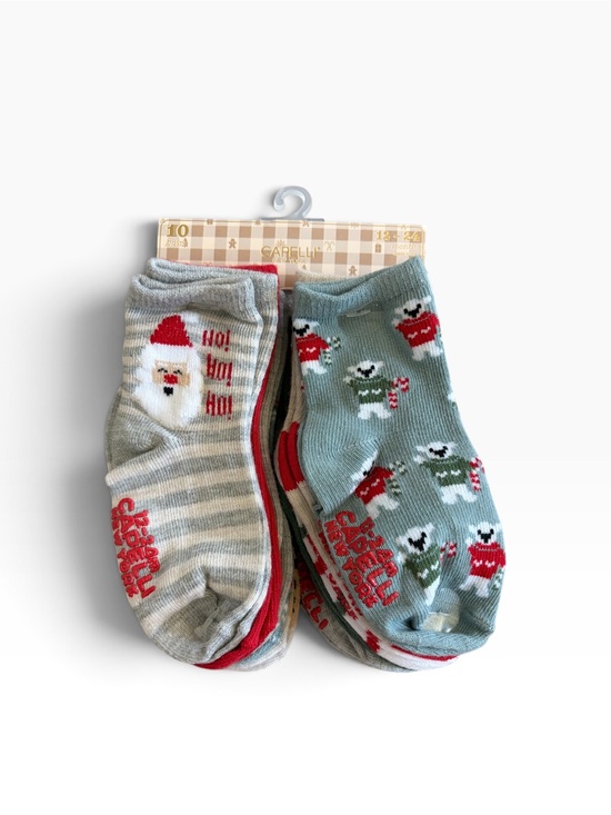 Capelli of New York Other - Capelli Holiday Crew Socks Santa & Bear Size 12-24M